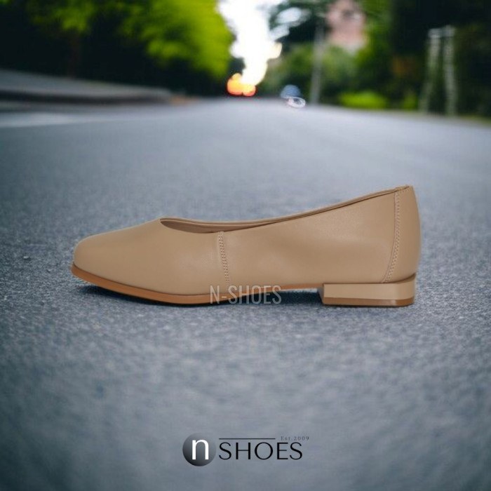 Women's leather ballet flats Lonza model 5913