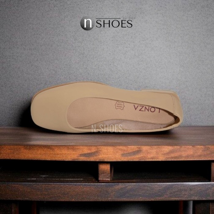 Women's leather ballet flats Lonza model 5913