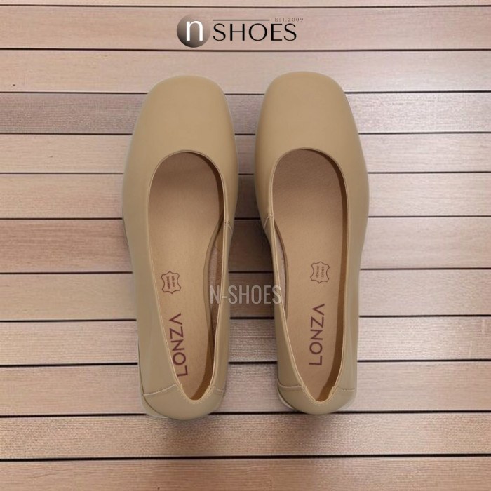Women's leather ballet flats Lonza model 5913