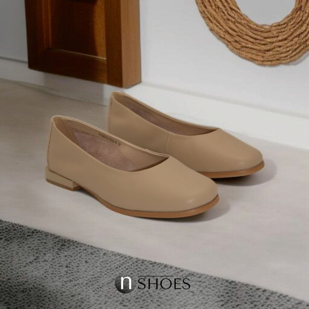 Women's leather ballet flats Lonza model 5913