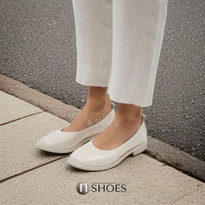 Women's leather ballet flats Lonza model 5913