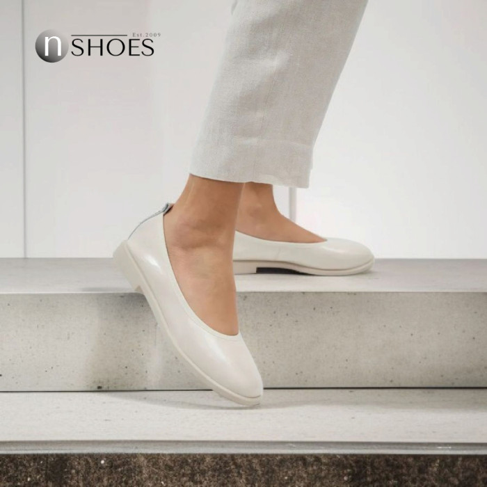 Women's leather ballet flats Lonza model 5913