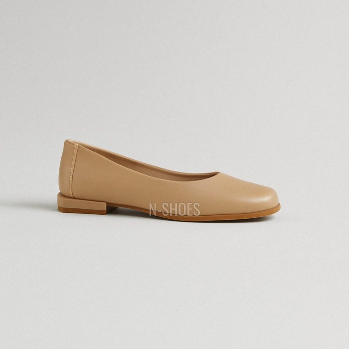 Women's leather ballet flats Lonza model 5913