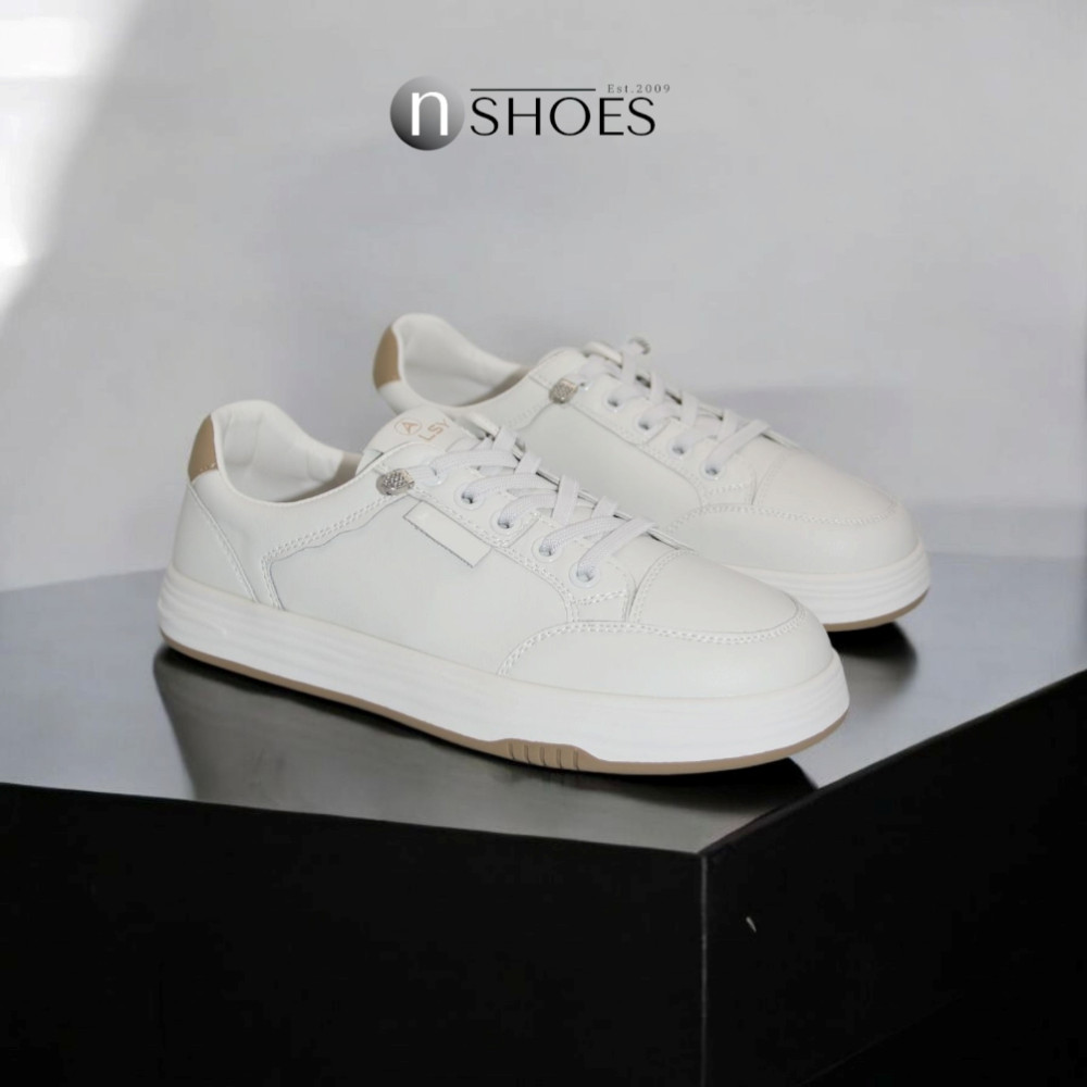 Women's leather sneakers ALLSY model 5917