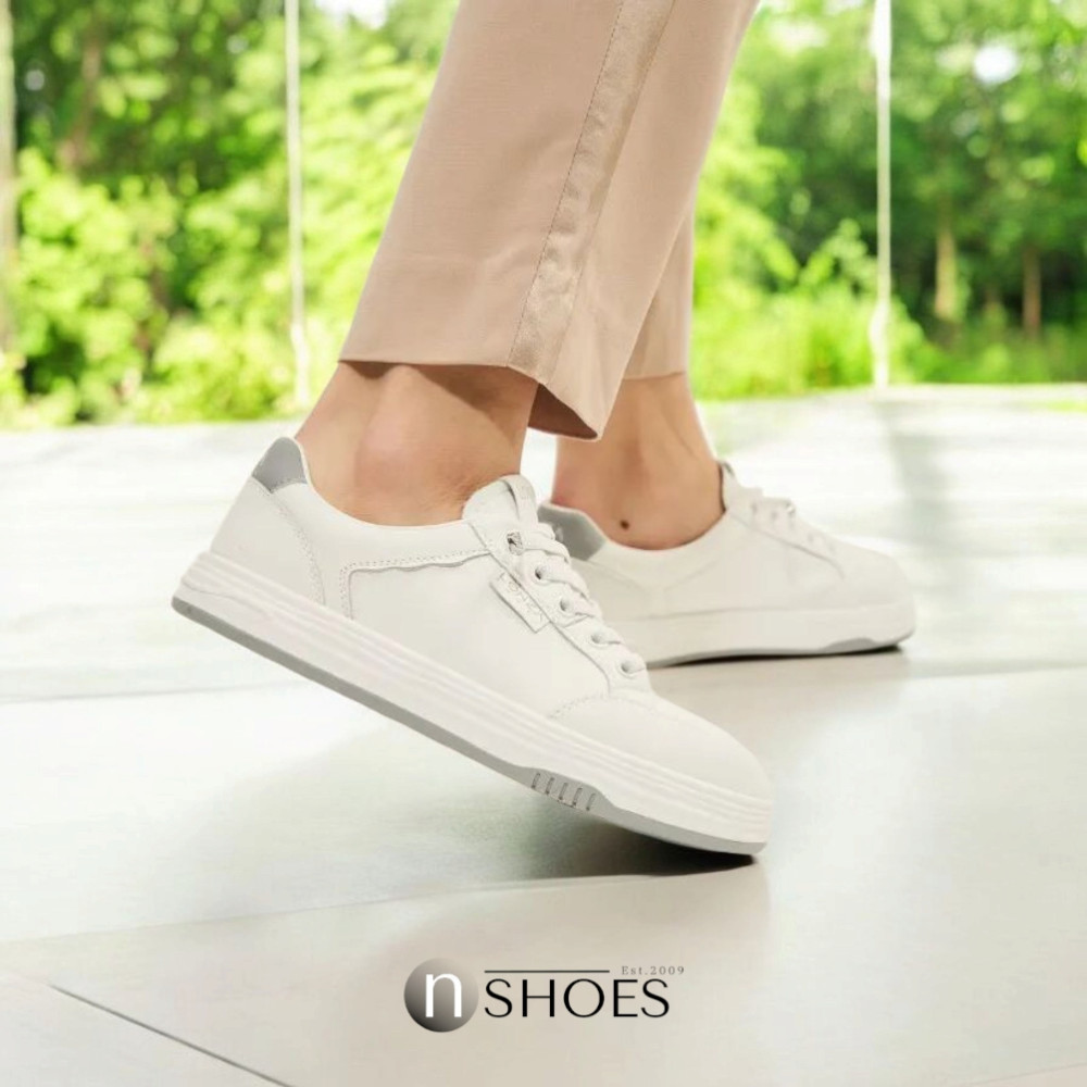 Women's leather sneakers ALLSY model 5917