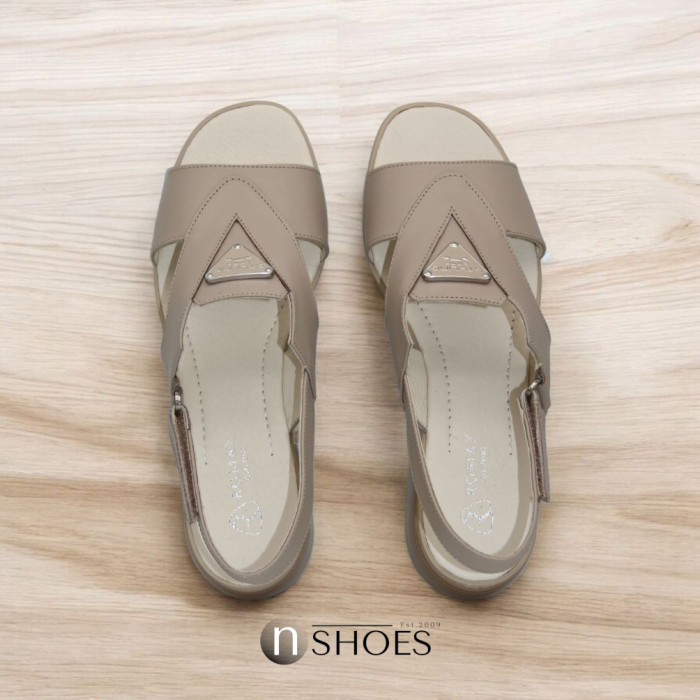 Women's beige sandals Romax Comfort (Ukraine) model 5922
