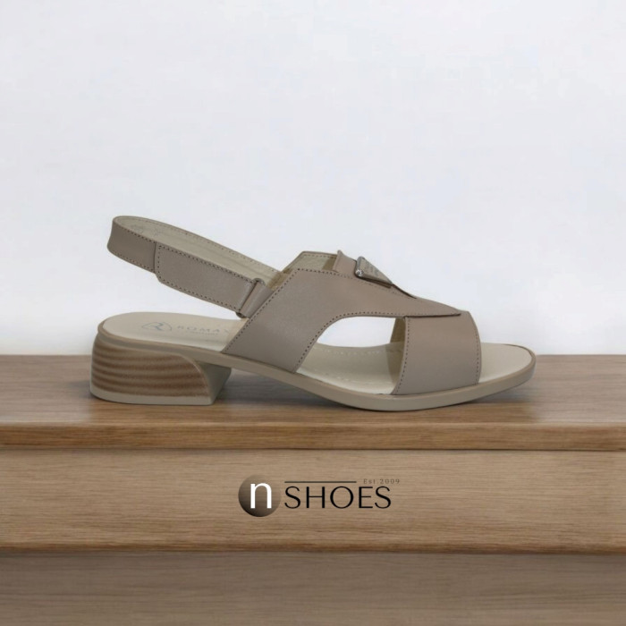 Women's beige sandals Romax Comfort (Ukraine) model 5922