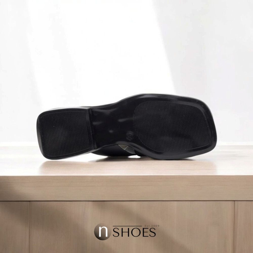 Жіночі чорні комфортні ляпанці La Rifellini (Туреччина) модель 5923