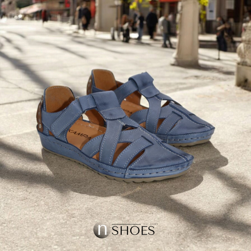 Жіночі босоніжки із закритим носком та п'ятою Steizer (Польща) модель 5925