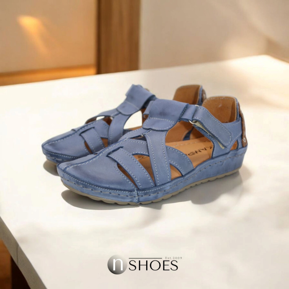 Жіночі босоніжки із закритим носком та п'ятою Steizer (Польща) модель 5925