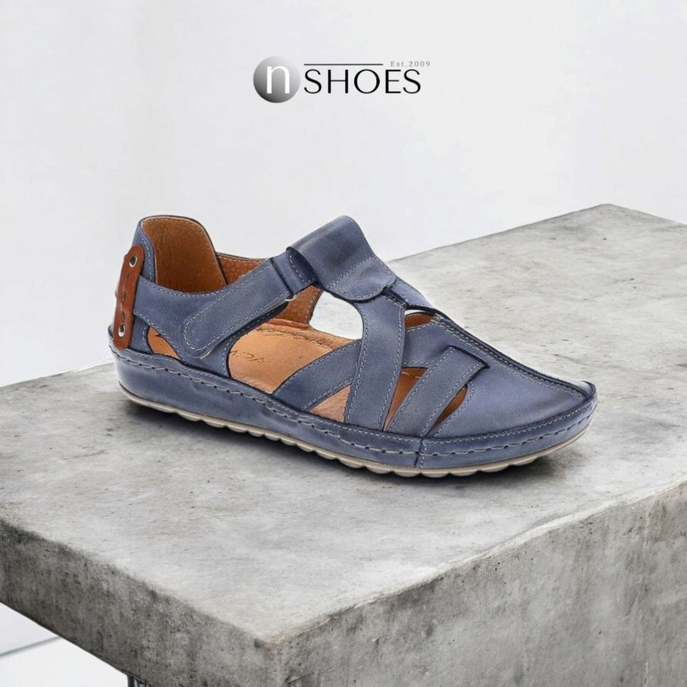 Жіночі босоніжки із закритим носком та п'ятою Steizer (Польща) модель 5925