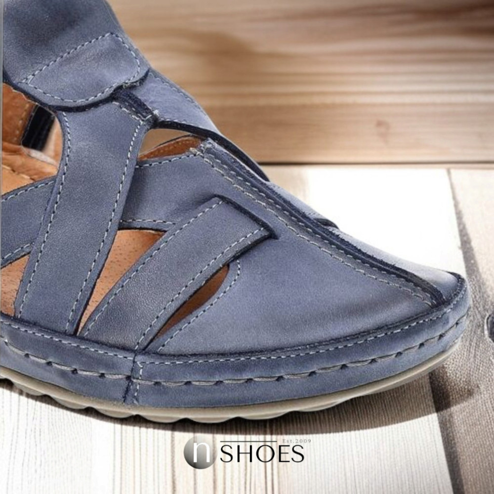 Жіночі босоніжки із закритим носком та п'ятою Steizer (Польща) модель 5925