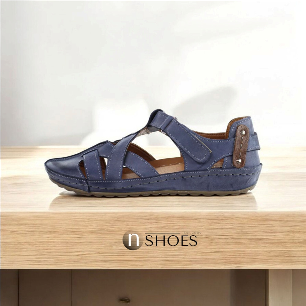 Жіночі босоніжки із закритим носком та п'ятою Steizer (Польща) модель 5925