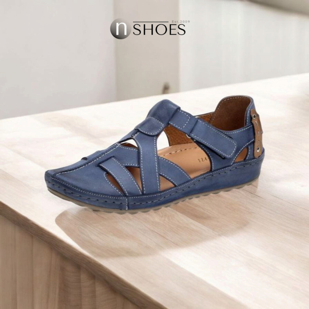 Жіночі босоніжки із закритим носком та п'ятою Steizer (Польща) модель 5925