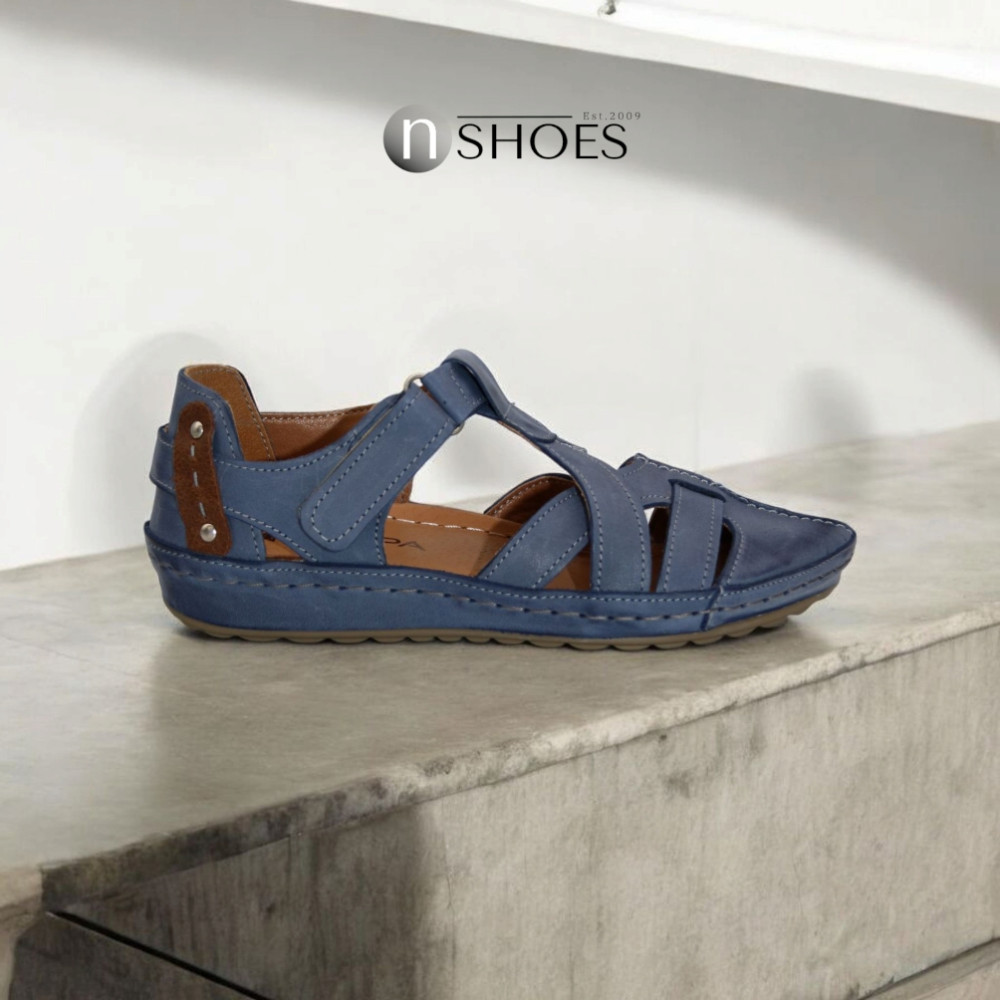 Жіночі босоніжки із закритим носком та п'ятою Steizer (Польща) модель 5925