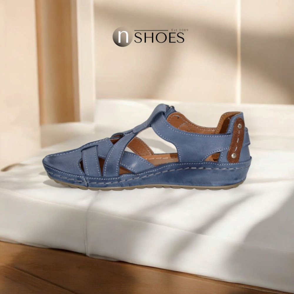 Жіночі босоніжки із закритим носком та п'ятою Steizer (Польща) модель 5925