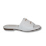 Жіночі білі шкіряні шльопки La Rifellini (Туреччина) модель 5929