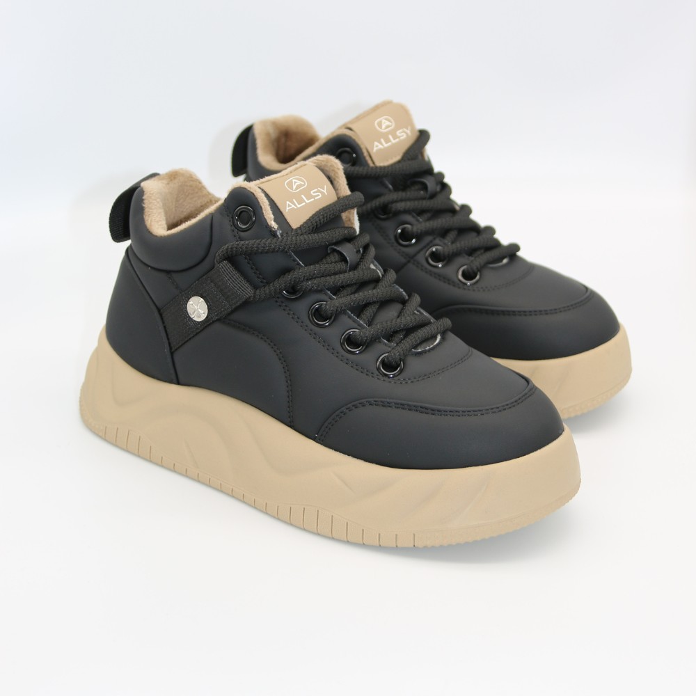 Жіночі чорні кросівки Allsy Lonza 204469 203343 Obelia Black модель 5933