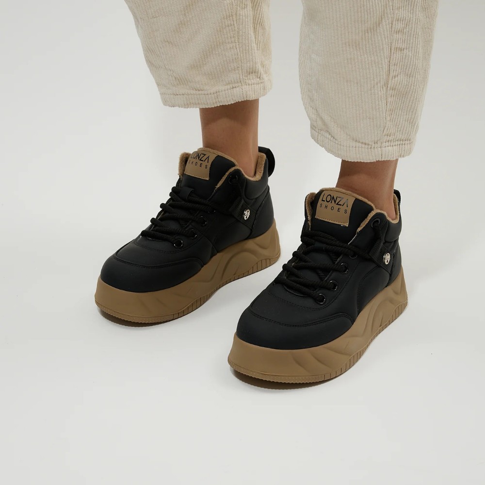 Жіночі чорні кросівки Allsy Lonza 204469 203343 Obelia Black модель 5933