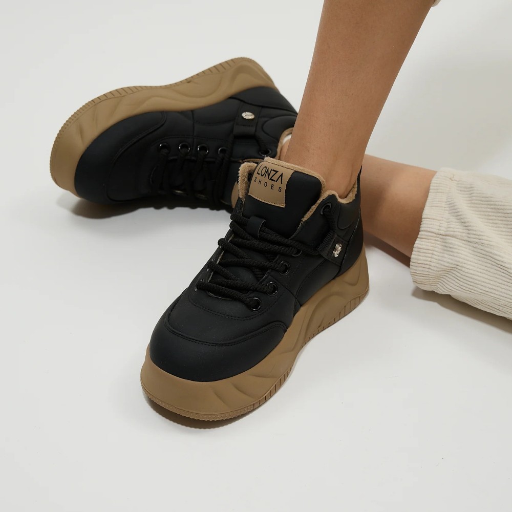 Жіночі чорні кросівки Allsy Lonza 204469 203343 Obelia Black модель 5933