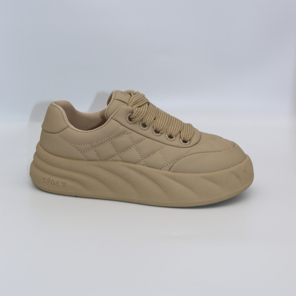 Women's beige sneakers Allsy Lonza model 5934