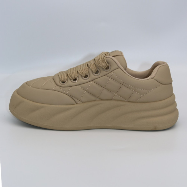 Women's beige sneakers Allsy Lonza model 5934
