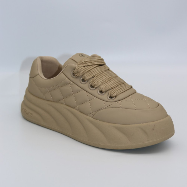 Women's beige sneakers Allsy Lonza model 5934