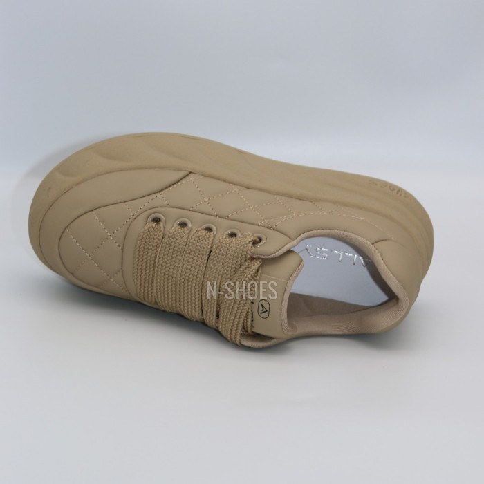 Women's beige sneakers Allsy Lonza model 5934