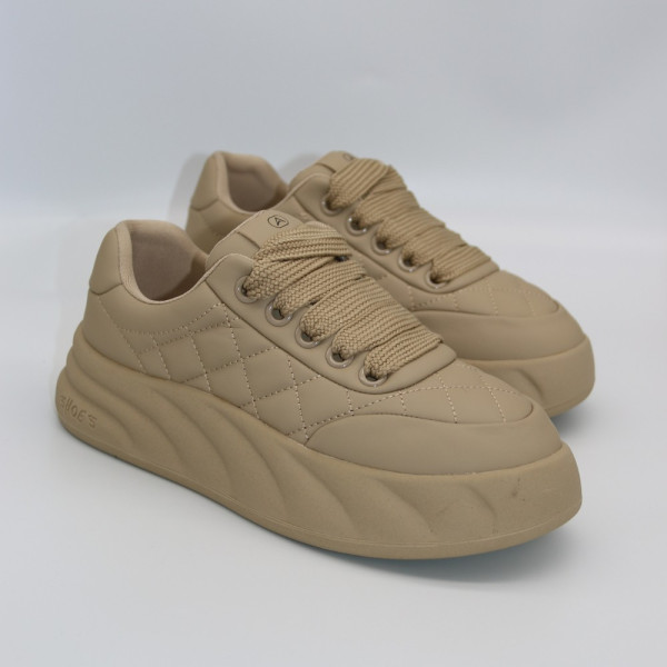 Women's beige sneakers Allsy Lonza model 5934