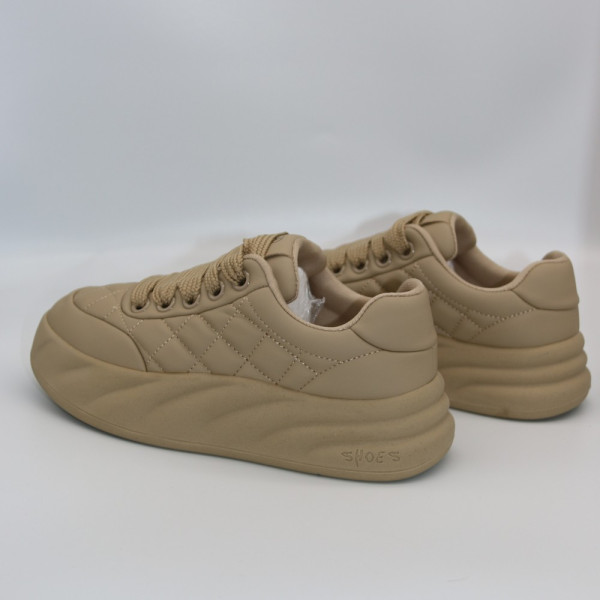 Women's beige sneakers Allsy Lonza model 5934