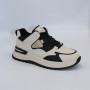 Women's Black and White Allsy Lonza Sneakers Model 5935