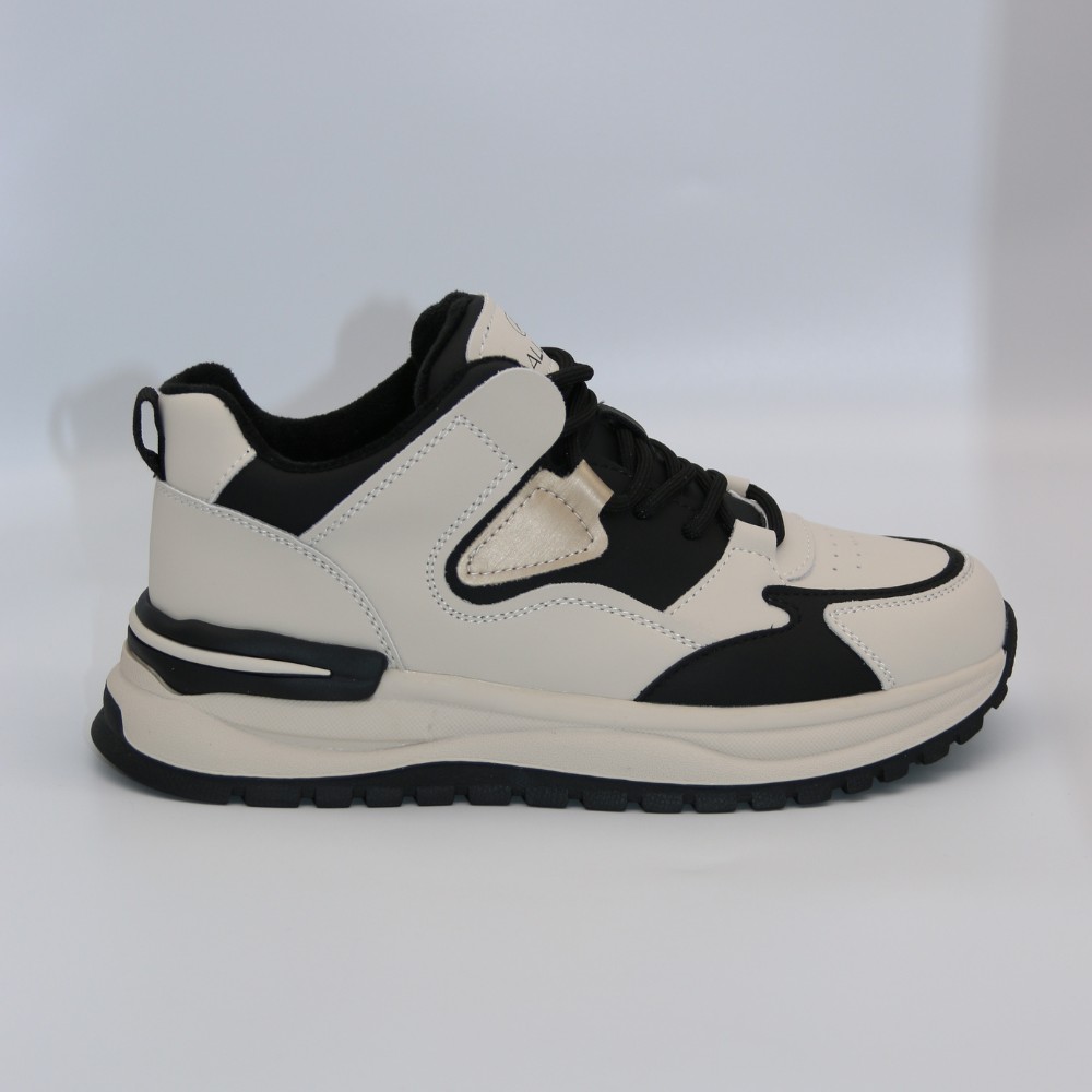 Women's Black and White Allsy Lonza Sneakers Model 5935