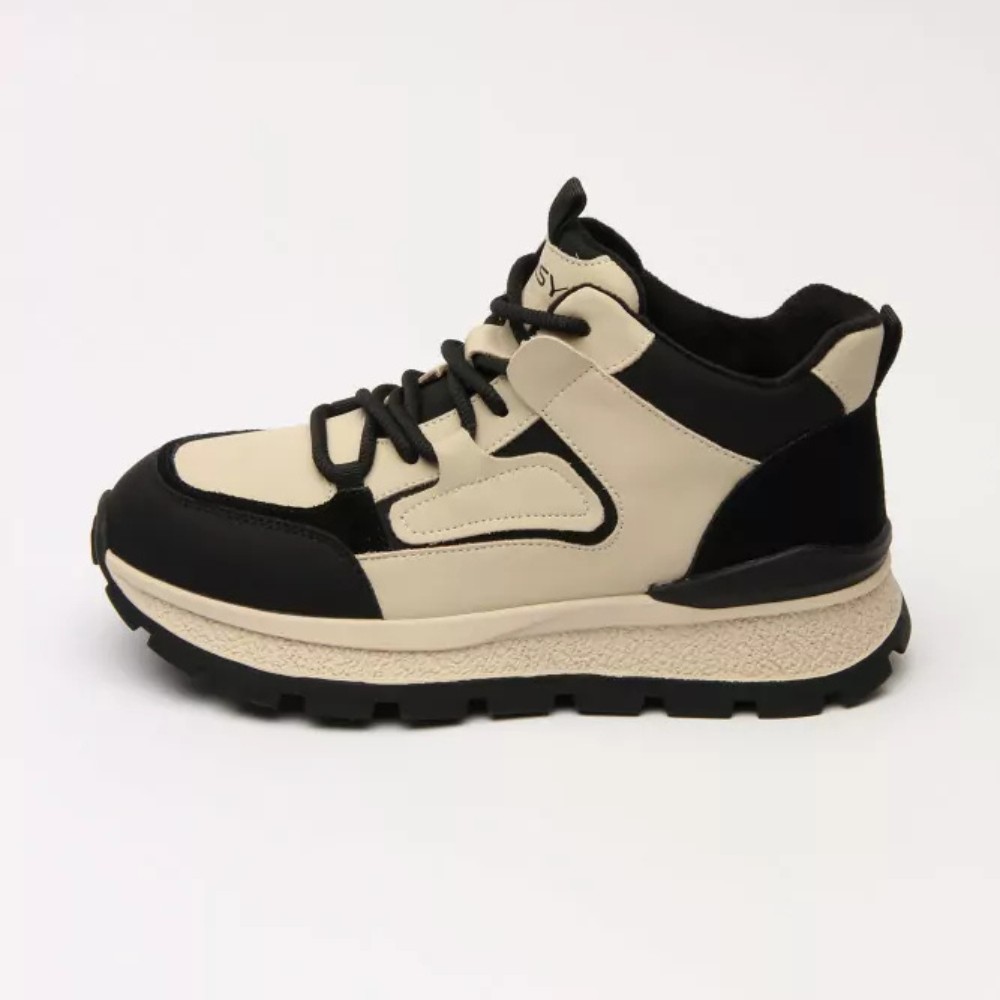 Women's Black and White Allsy Lonza Sneakers Model 5935