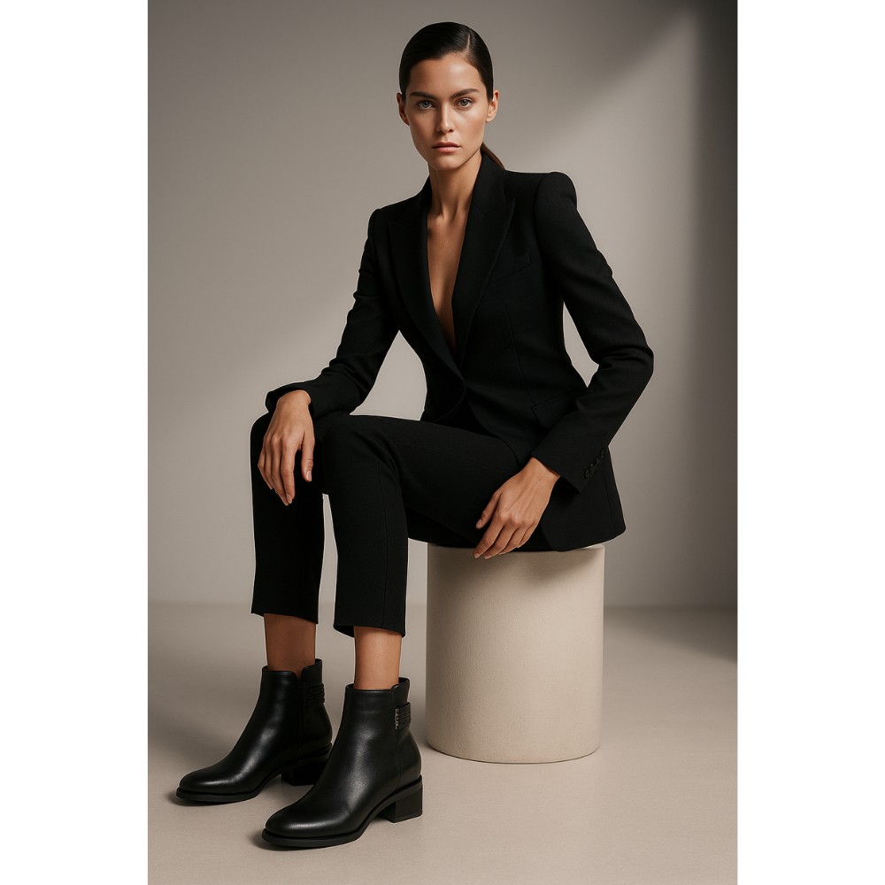 Класичні жіночі черевики Fabio Monelli 203214 Oread Black модель 5936