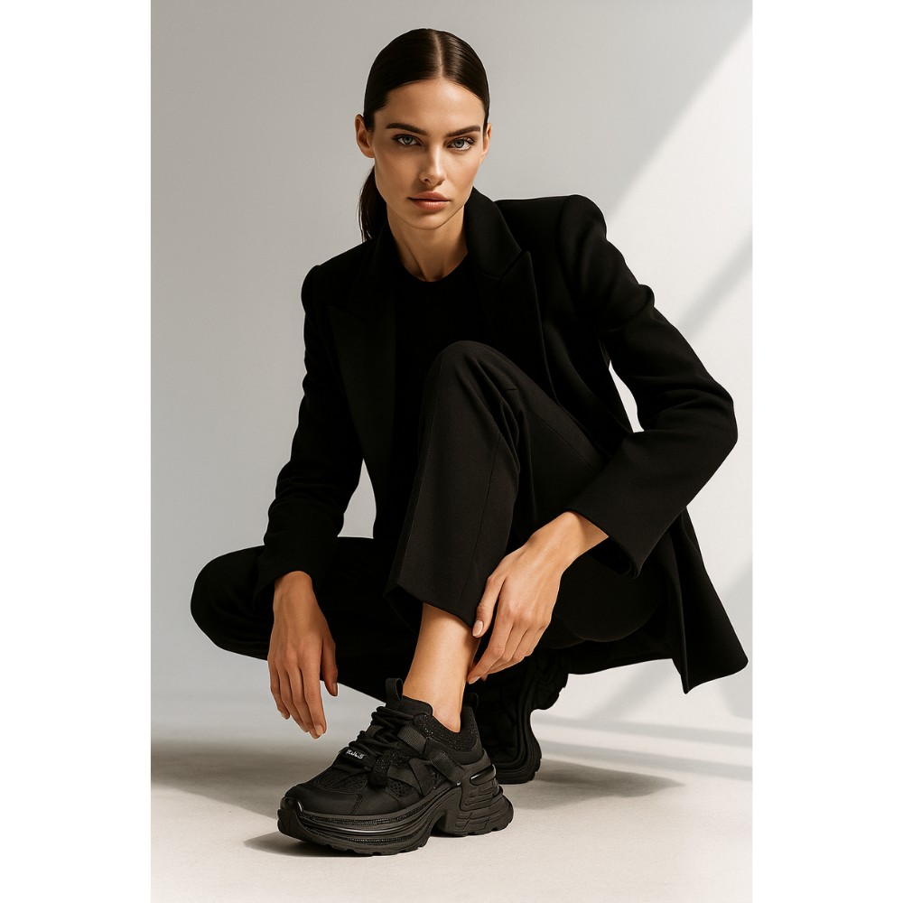 Жіночі кросівки Allsy Lonza black модель 5939