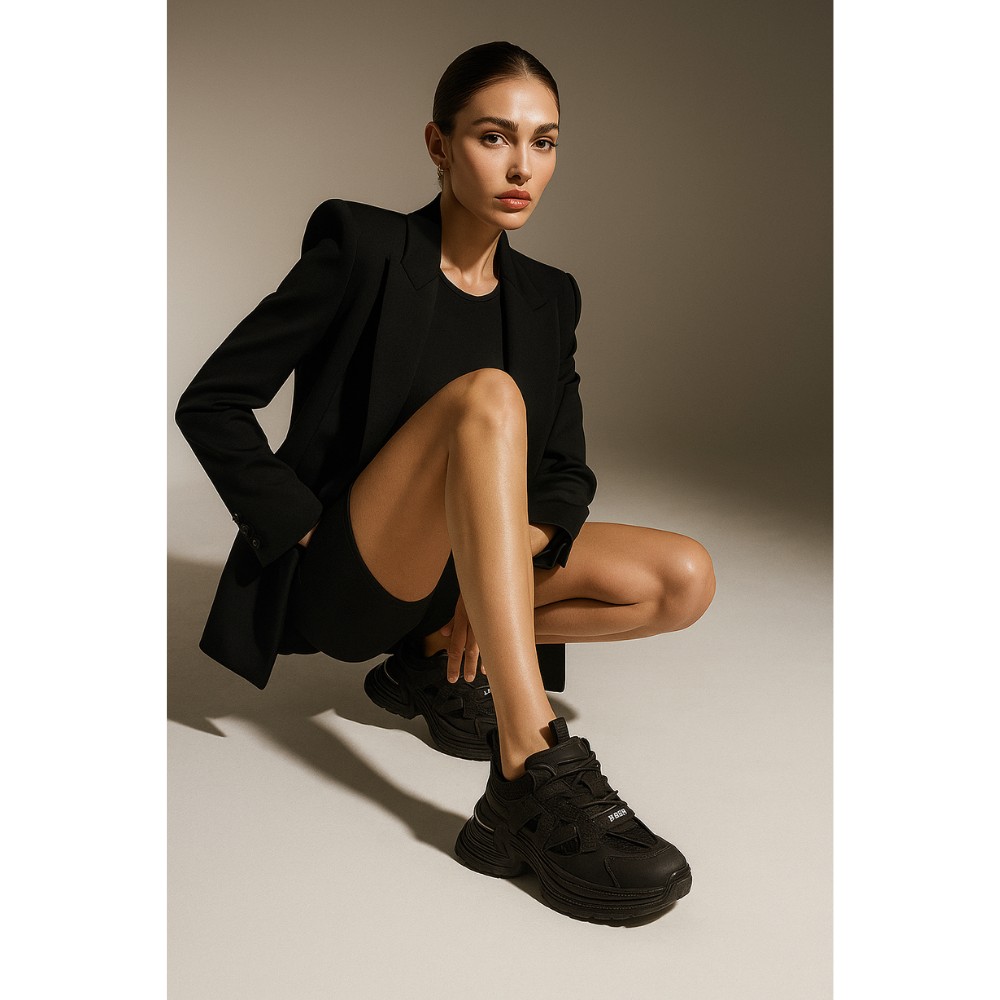 Жіночі кросівки Allsy Lonza black модель 5939