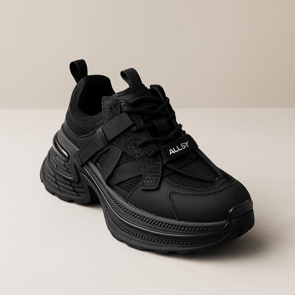 Жіночі кросівки Allsy Lonza black модель 5939