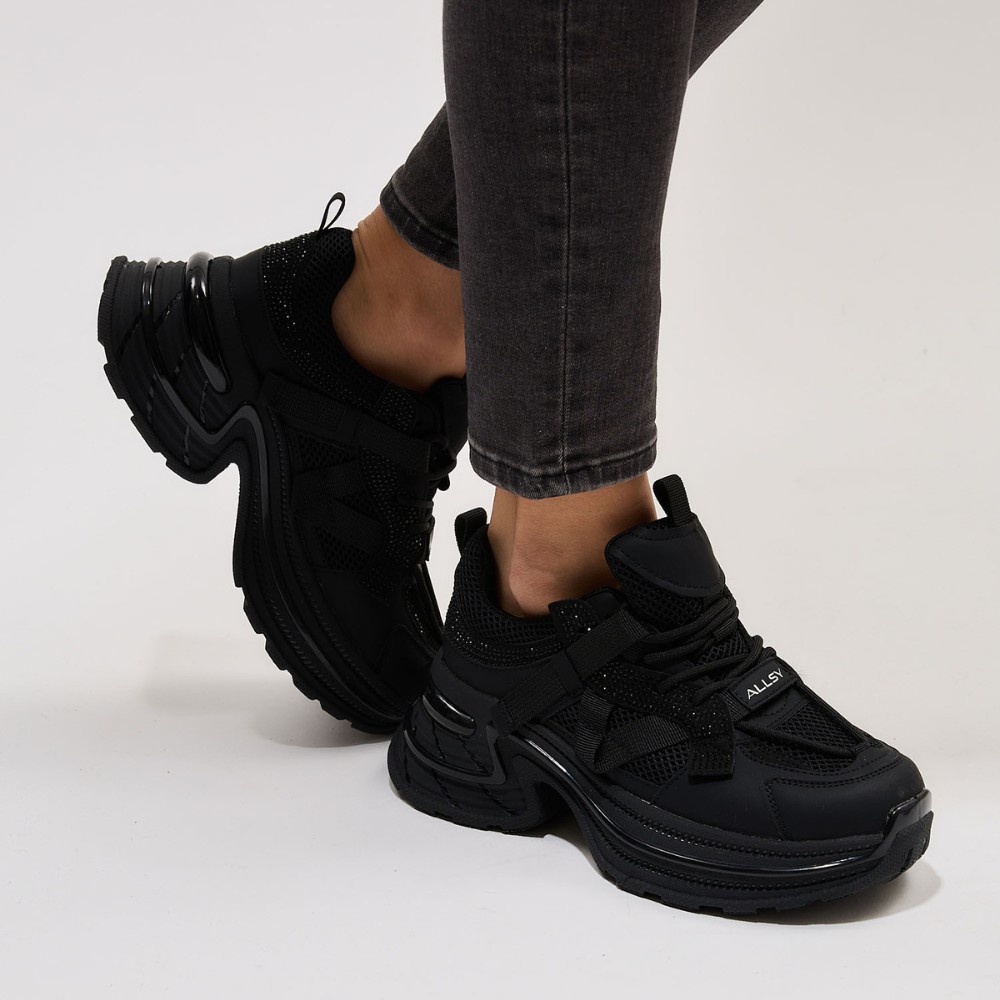 Жіночі кросівки Allsy Lonza black модель 5939