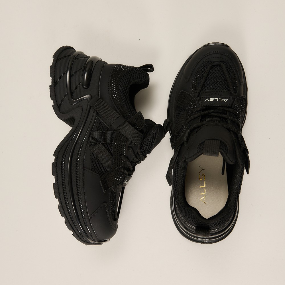 Жіночі кросівки Allsy Lonza black модель 5939