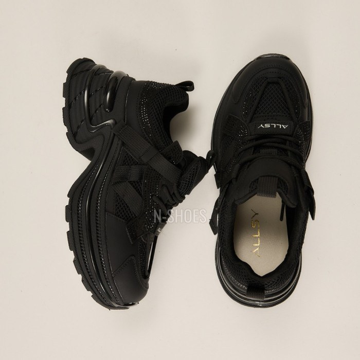 Женские кроссовки Allsy Lonza 216188 25Z28D005-2 BLACK модель 5939