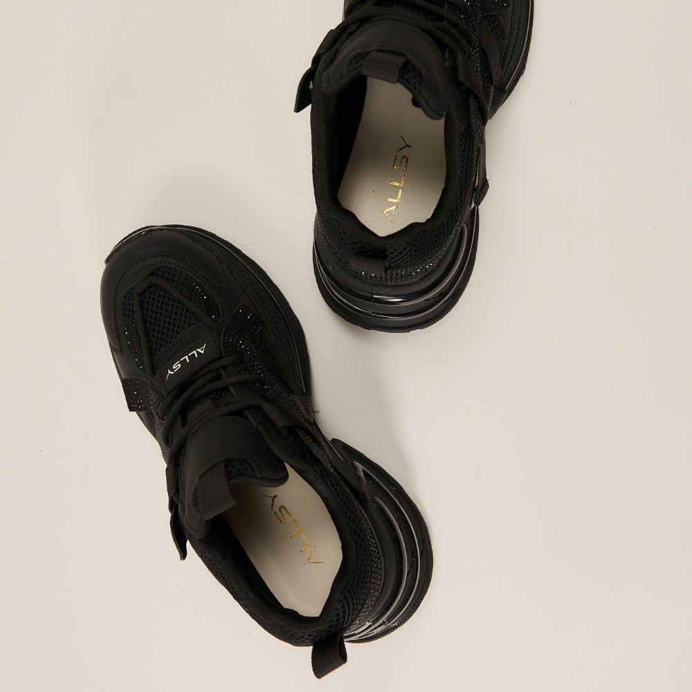 Жіночі кросівки Allsy Lonza black модель 5939