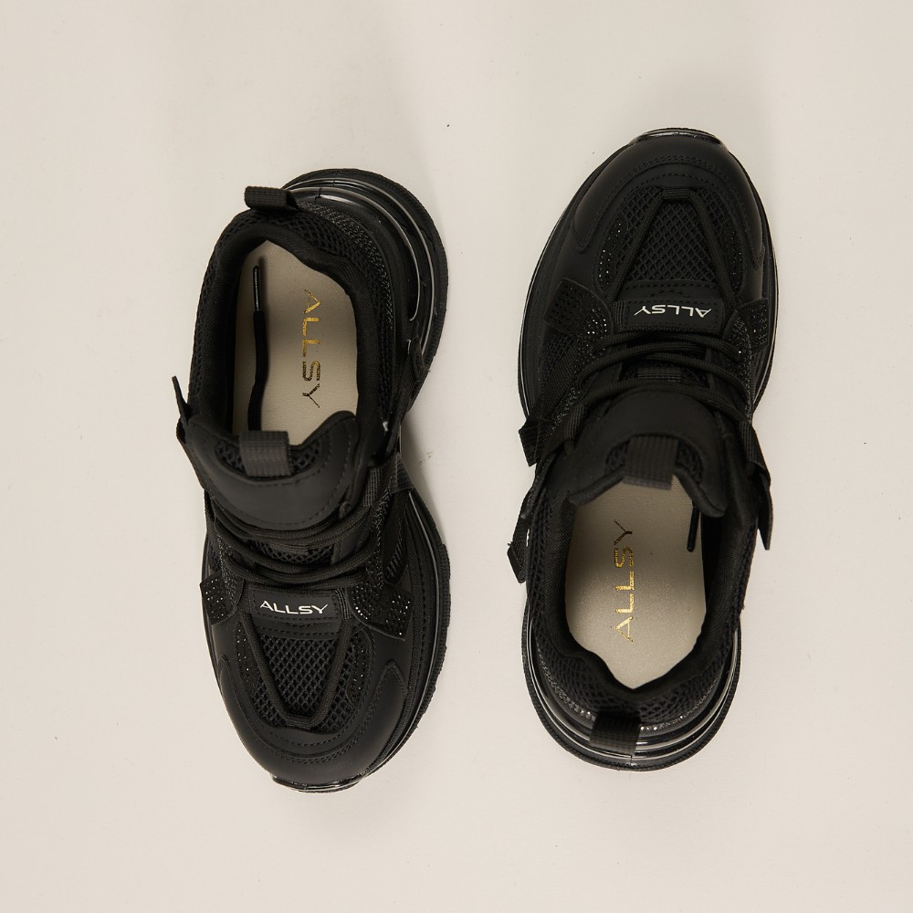 Жіночі кросівки Allsy Lonza black модель 5939