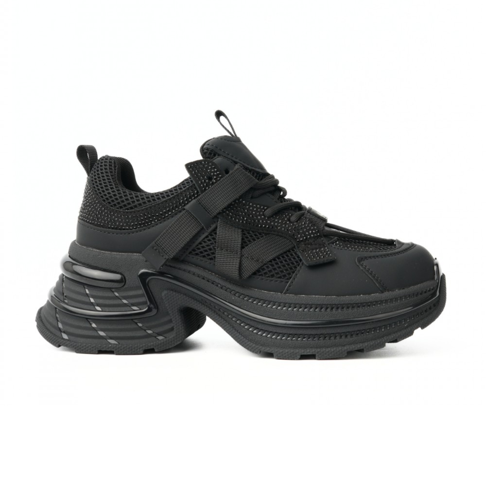 Жіночі кросівки Allsy Lonza black модель 5939