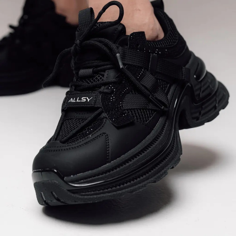 Жіночі кросівки Allsy Lonza black модель 5939