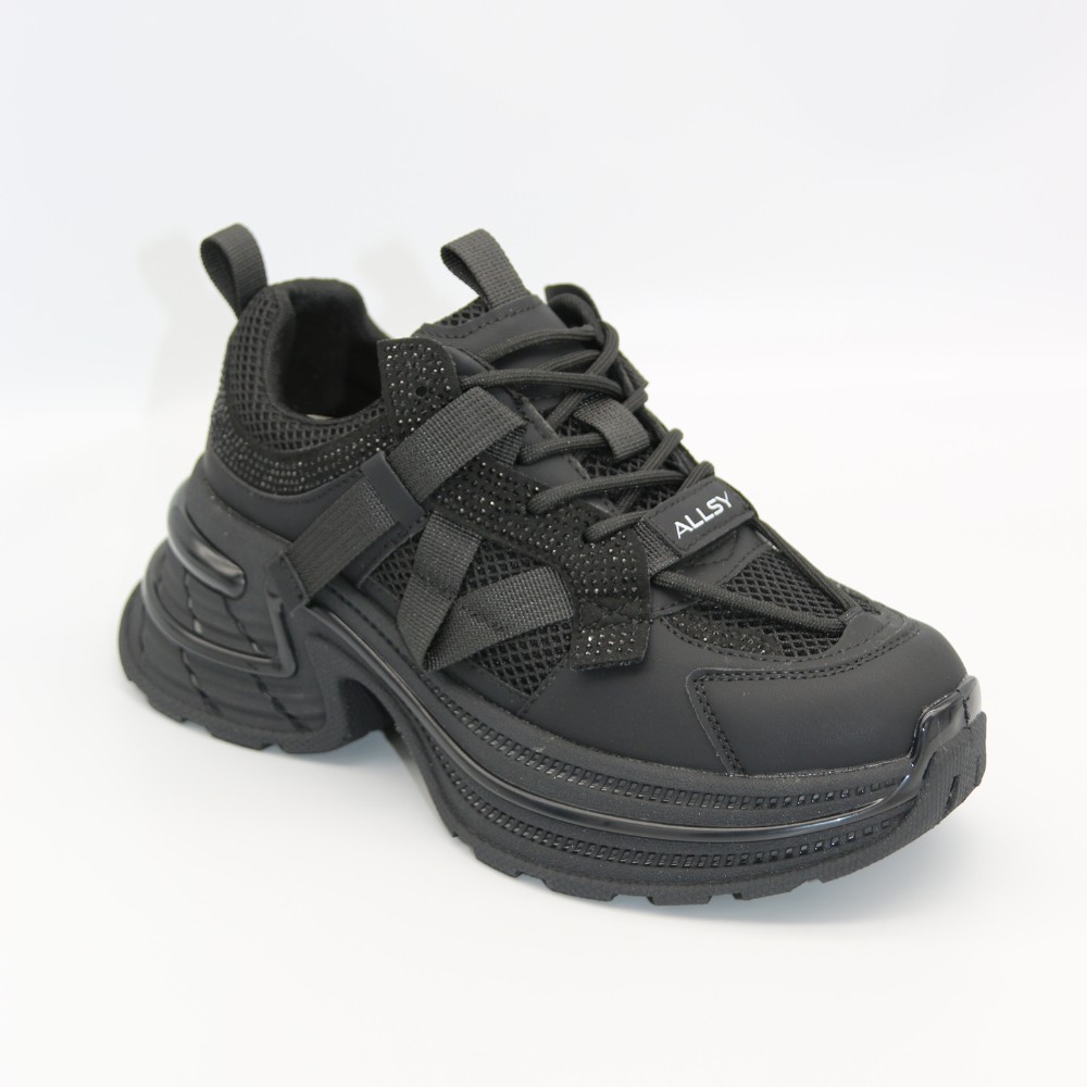Жіночі кросівки Allsy Lonza black модель 5939