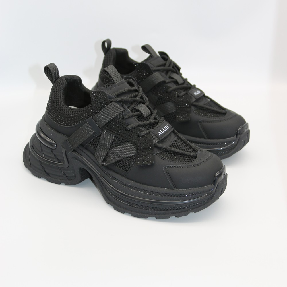 Жіночі кросівки Allsy Lonza black модель 5939