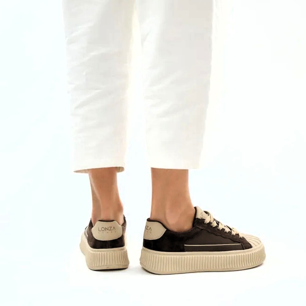 Women's brown sneakers Allsy Lonza Bellure Brown 203299 204482 model 5940