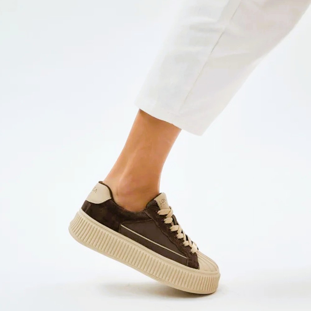 Women's brown sneakers Allsy Lonza Bellure Brown 203299 204482 model 5940