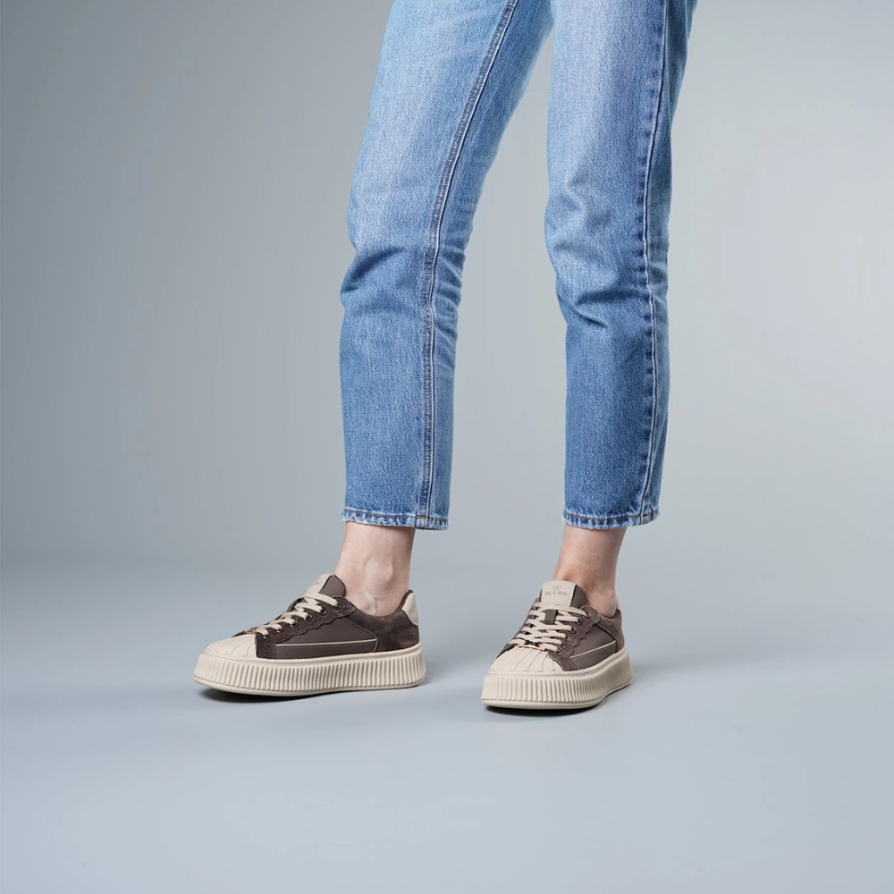 Women's brown sneakers Allsy Lonza Bellure Brown 203299 204482 model 5940