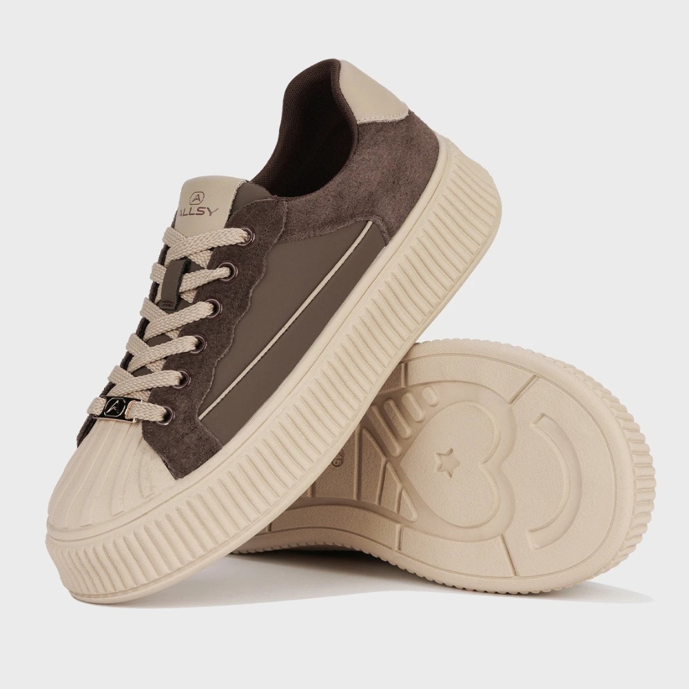 Women's brown sneakers Allsy Lonza Bellure Brown 203299 204482 model 5940